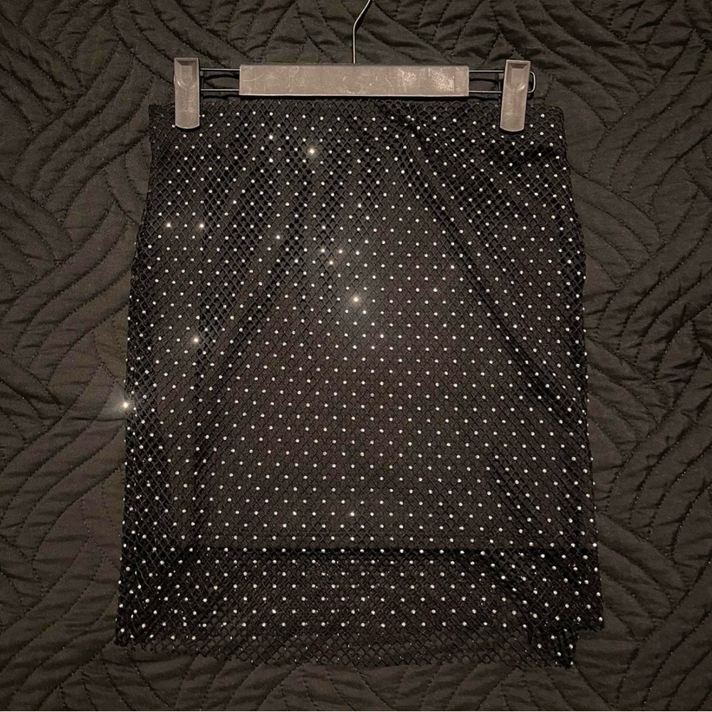Black Sparkly Skirt